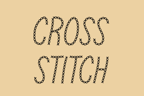 Cross Stitch: A Unique Font for Creative Embroidery