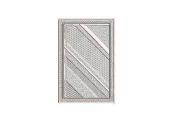 Embroidered Elegance: Mockup of a Window