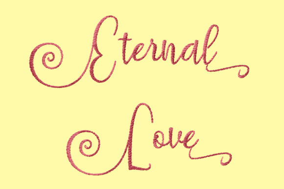 Eternal Love: A Timeless Embroidery Design