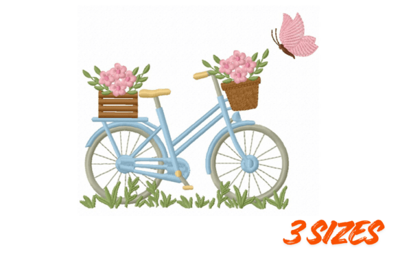 Floral Bicycle Embroidery Design Review