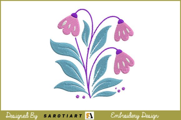 Flowers Boho Embroidery Design: A Festive Touch