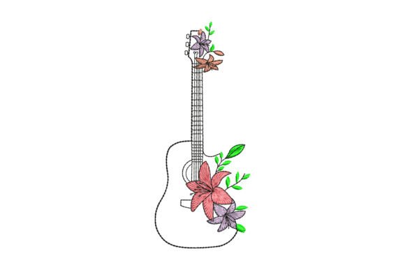 Flowers Guitar: A Charming Addition for Holiday Projects