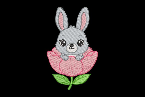 Rabbit in Flowers: A Charming Addition to Your Shop