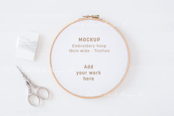 Review: Embroidery 18cm - 7 Hoop Mockup