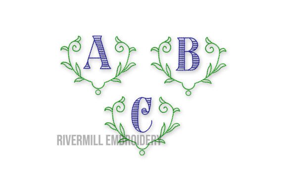 Review of 2 Aston Monogram Embroidery Font