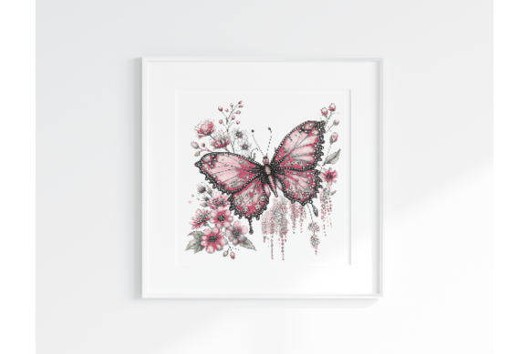 Watercolor Butterfly Cross Stitch Pattern Review