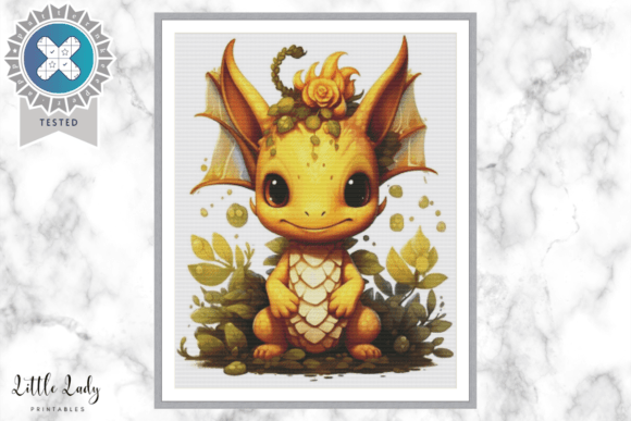 Yellow Dragon Cross Stitch Pattern PDF Review